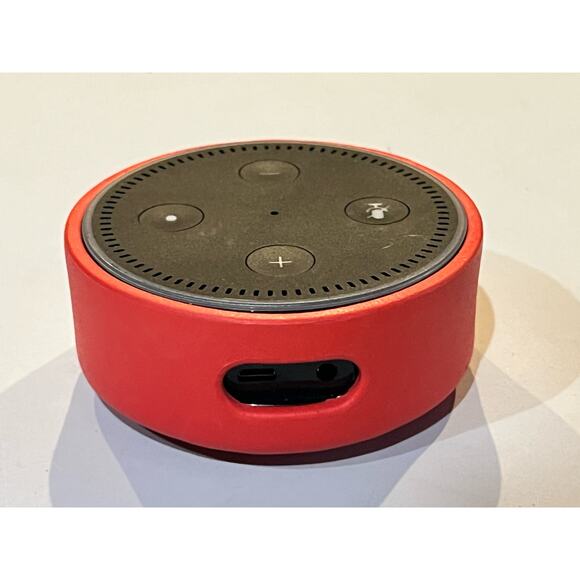 Echo Dot Kids Edition an Echo designed for kids punch red case - Picture 4 of 6
